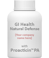 Example of a bottle that can contain probiotics Proacticin™ PA