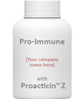Example of a bottle that can contain probiotics Proacticin™ Z
